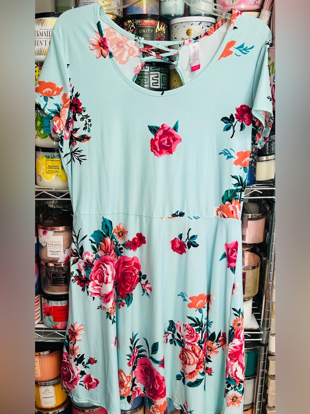 Light Blue Floral No Boundaries Dress